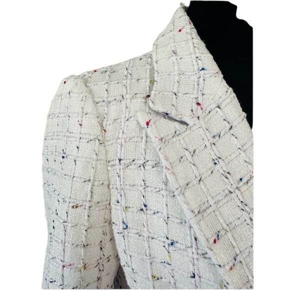 Amanda Uprichard tweed blazer in off white EUC - Picture 7 of 11